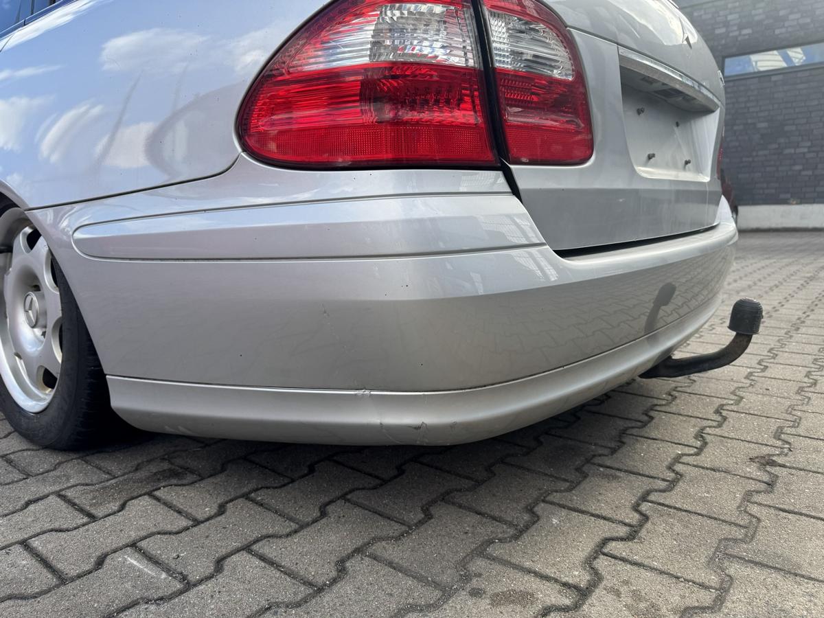Mercedes E Klasse S211 original Sto&szlig;stange Stossf&auml;nger hinten 744 Brillantsilber T-Modell Bj.2005